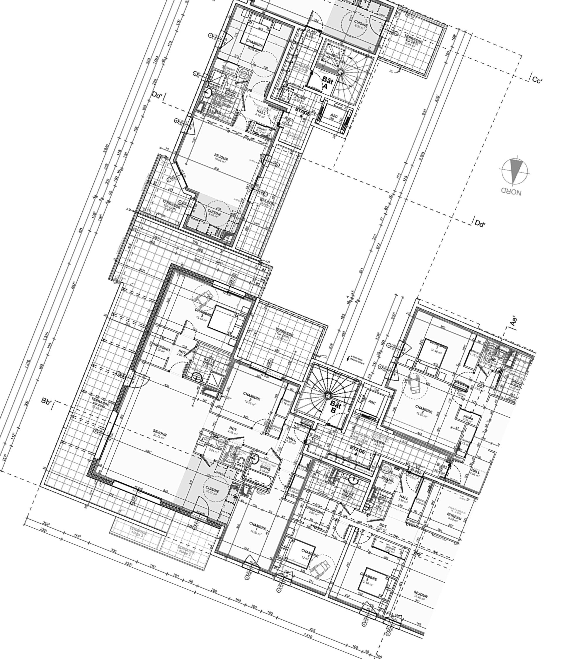 Plan exé - Les Terrasses de L'Hermitage